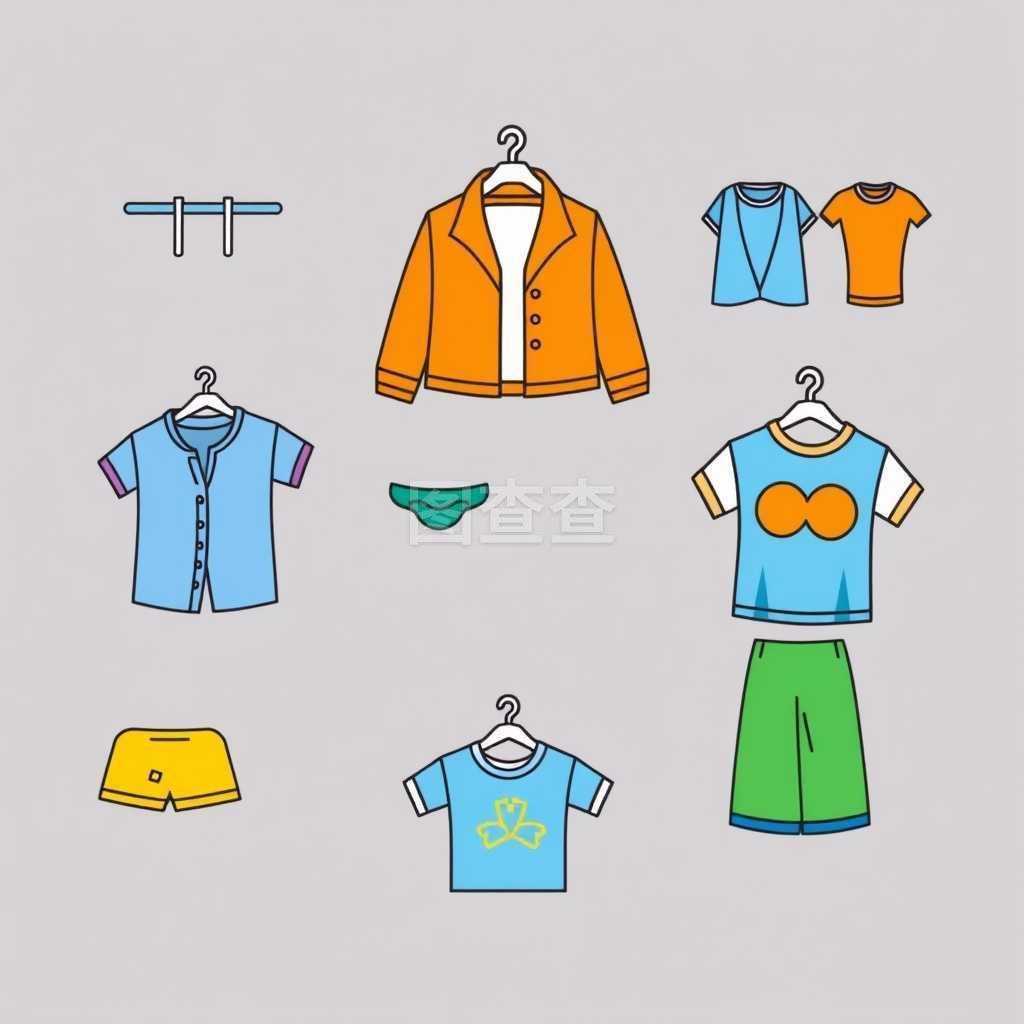 服裝圖標(biāo)集 時(shí)尚與功能的視覺(jué)語(yǔ)言